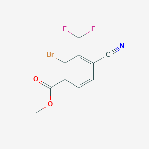 Methyl 2-bromo-4-cyano-3-(difluoromethyl)benzoate
