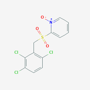 1-Oxido-2-[(2,3,6-trichlorophenyl)methylsulfonyl]pyridin-1-ium