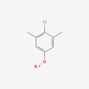 molecular formula C8H8ClKO B14605132 Potassium 4-chloro-3,5-xylenolate CAS No. 58962-45-1