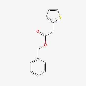 molecular formula C13H12O2S B14605161 2-Thiopheneacetic acid, phenylmethyl ester CAS No. 58416-23-2