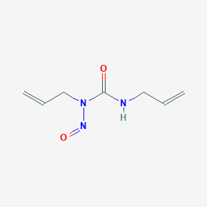 molecular formula C7H11N3O2 B14605219 1-Nitroso-1,3-diprop-2-en-1-ylurea CAS No. 60285-29-2