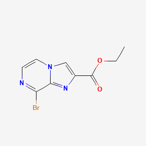 molecular formula C9H8BrN3O2 B1460522 Ethyl 8-bromoimidazo[1,2-a]pyrazine-2-carboxylate CAS No. 2091198-75-1