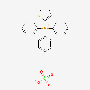 Triphenyl(thiophen-2-yl)phosphanium perchlorate