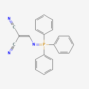 Propanedinitrile, [[(triphenylphosphoranylidene)amino]methylene]-