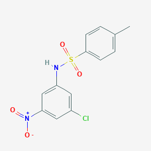 N-(3-Chloro-5-nitrophenyl)-4-methylbenzene-1-sulfonamide