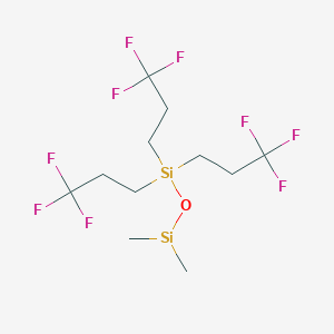 3,3-Dimethyl-1,1,1-tris(gamma-trifluoropropyl)disiloxane