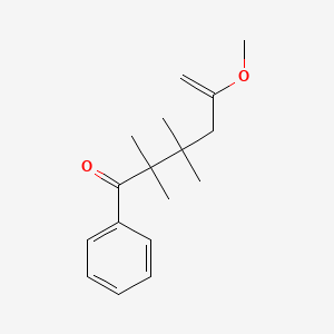 5-Methoxy-2,2,3,3-tetramethyl-1-phenylhex-5-en-1-one