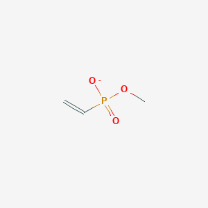 molecular formula C3H6O3P- B14605355 Methyl ethenylphosphonate CAS No. 59268-51-8