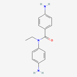 molecular formula C15H17N3O B14605400 4-Amino-N-(4-aminophenyl)-N-ethylbenzamide CAS No. 58824-77-4