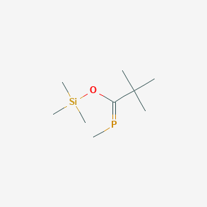 molecular formula C9H21OPSi B14605456 (Z)-{2,2-Dimethyl-1-[(trimethylsilyl)oxy]propylidene}(methyl)phosphane CAS No. 60820-26-0