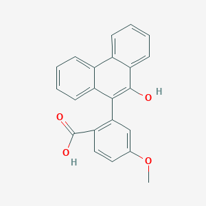 Benzoic acid, 2-(10-hydroxy-9-phenanthrenyl)-4-methoxy-