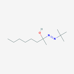 2-[(E)-tert-Butyldiazenyl]octan-2-ol