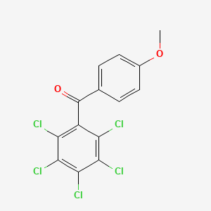 (4-Methoxyphenyl)(pentachlorophenyl)methanone