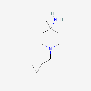 1-Cyclopropylmethyl-4-methylpiperidin-4-ylamine