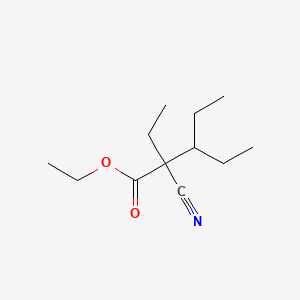 Ethyl 2-cyano-2,3-diethylpentanoate
