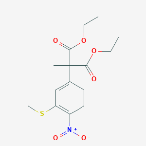 Diethyl methyl[3-(methylsulfanyl)-4-nitrophenyl]propanedioate