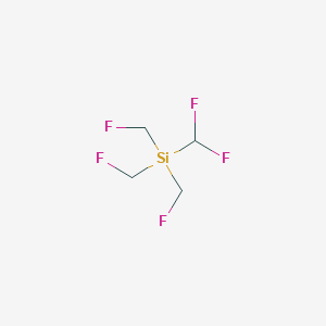 (Difluoromethyl)[tris(fluoromethyl)]silane