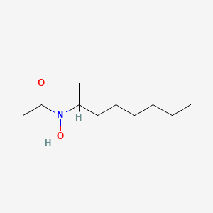 molecular formula C10H21NO2 B14605649 N-Hydroxy-N-(octan-2-YL)acetamide CAS No. 61077-17-6