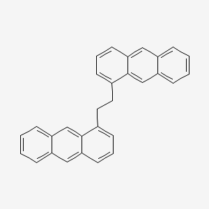 molecular formula C30H22 B14605677 1,1'-(Ethane-1,2-diyl)dianthracene CAS No. 59785-49-8