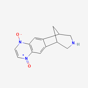 molecular formula C13H13N3O2 B1460570 8-氧代-8,14-二氮杂-5-偶氮阳离子三环[10.3.1.02,11.04,9]十六烷-2,4(9),6,10-四烯 5-氧化物 CAS No. 1337563-47-9