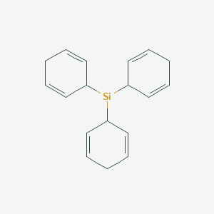 molecular formula C18H21Si B1460575 Tri(cyclohexa-2,5-dien-1-yl)silane CAS No. 1807776-35-7