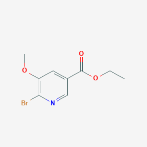 Ethyl 6-bromo-5-methoxypyridine-3-carboxylate