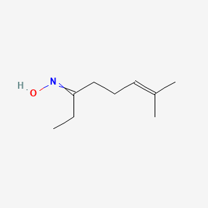 molecular formula C9H17NO B14605825 N-(7-Methyloct-6-EN-3-ylidene)hydroxylamine CAS No. 59222-87-6