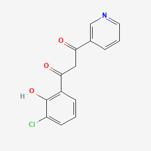 1-(3-Chloro-2-hydroxyphenyl)-3-(pyridin-3-yl)propane-1,3-dione