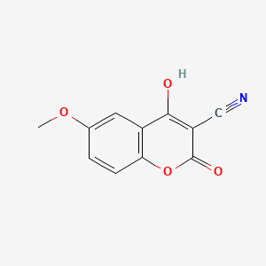 4-Hydroxy-6-methoxy-2-oxo-2H-1-benzopyran-3-carbonitrile