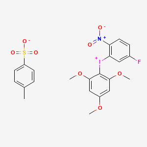 (5-Fluoro-2-nitrophenyl)(2,4,6-trimethoxyphenyl)iodonium p-toluenesulfonate