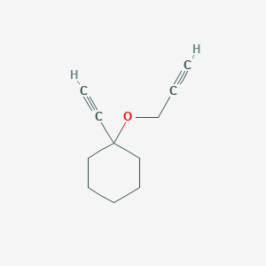 1-Ethynyl-1-[(prop-2-yn-1-yl)oxy]cyclohexane