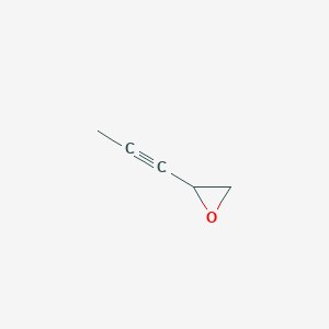 molecular formula C5H6O B14605992 2-(Prop-1-yn-1-yl)oxirane CAS No. 59627-27-9