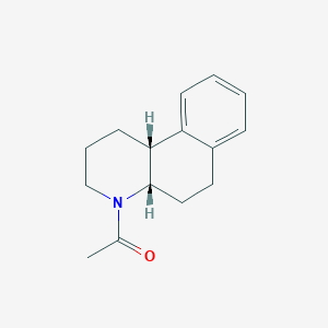 1-[(4aS,10bR)-2,3,4a,5,6,10b-Hexahydrobenzo[f]quinolin-4(1H)-yl]ethan-1-one