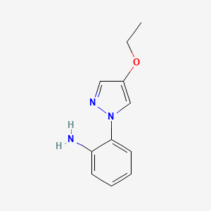 2-(4-Ethoxypyrazol-1-yl)-phenylamine