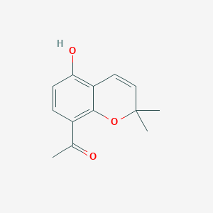 1-(5-Hydroxy-2,2-dimethyl-2H-1-benzopyran-8-yl)ethan-1-one