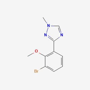 3-(3-Bromo-2-methoxyphenyl)-1-methyl-1H-1,2,4-triazole