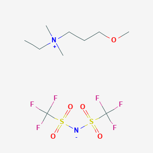 molecular formula C10H20F6N2O5S2 B1460606 Ethyl(3-methoxypropyl)dimethylammonium Bis(trifluoromethanesulfonyl)imide CAS No. 1373334-05-4
