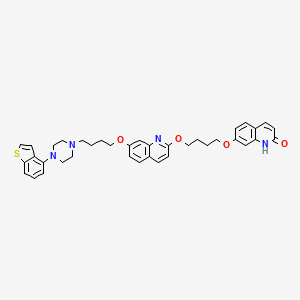 7-{4-[(7-{4-[4-(1-Benzothiophen-4-yl)piperazin-1-yl]butoxy}quinolin-2-yl)oxy]butoxy}-1,2-dihydroquinolin-2-one