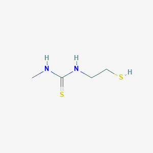 N-Methyl-N'-(2-sulfanylethyl)thiourea