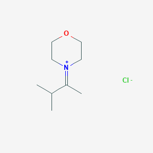 4-(3-Methylbutan-2-ylidene)morpholin-4-ium chloride