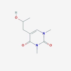 5-(2-Hydroxypropyl)-1,3-dimethylpyrimidine-2,4(1H,3H)-dione