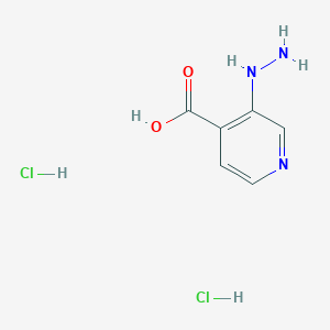 molecular formula C6H9Cl2N3O2 B1460615 3-Hydrazinylisonicotinic acid dihydrochloride CAS No. 51617-96-0