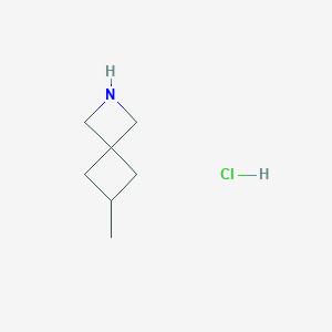 molecular formula C7H14ClN B1460616 6-甲基-2-氮杂螺[3.3]庚烷盐酸盐 CAS No. 2089649-42-1