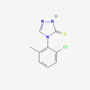 4-(2-Chloro-6-methylphenyl)-2,4-dihydro-3H-1,2,4-triazole-3-thione