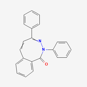 molecular formula C22H16N2O B14606197 2,4-Diphenyl-2,3-benzodiazocin-1(2H)-one CAS No. 60344-78-7