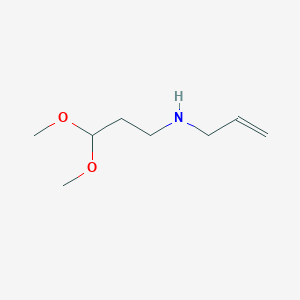 molecular formula C8H17NO2 B14606224 N-(3,3-Dimethoxypropyl)prop-2-en-1-amine CAS No. 59066-94-3