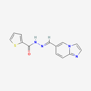 N'-[Imidazo[1,2-a]pyridin-6-ylmethylene]thiophene-2-carbohydrazide