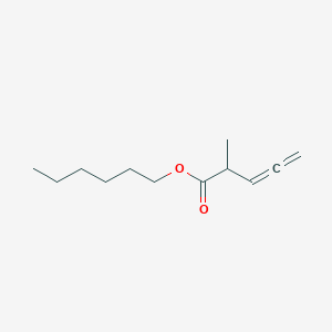 molecular formula C12H20O2 B14606232 Hexyl 2-methylpenta-3,4-dienoate CAS No. 60523-23-1