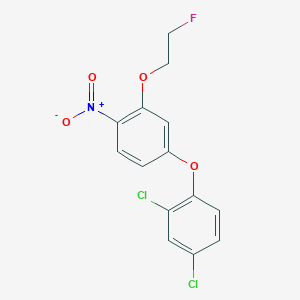 2,4-Dichloro-1-[3-(2-fluoroethoxy)-4-nitrophenoxy]benzene