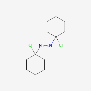 molecular formula C12H20Cl2N2 B14606242 Bis(1-chlorocyclohexyl)diazene CAS No. 57908-42-6